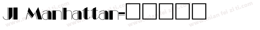 JI Manhattan字体转换